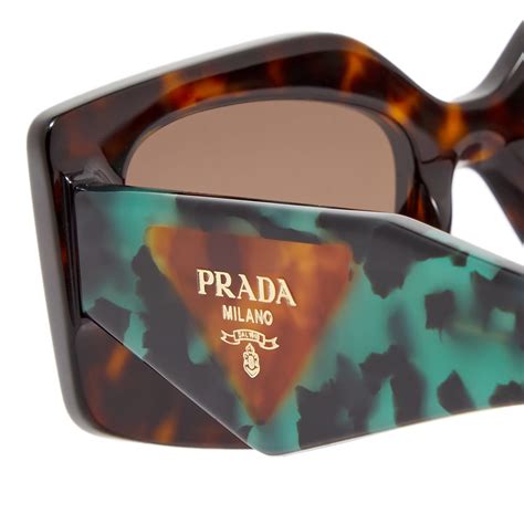 prada sunglasses green frame|unisex Prada sunglasses.